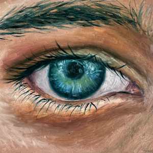 Eye study by Amelie Hubert