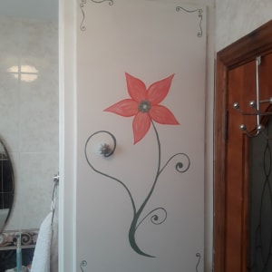Decorative Flower and Bathroom Transformation
