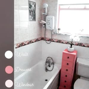 Decorative Flower and Bathroom Transformation 
