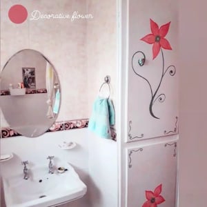 Decorative Flower and Bathroom Transformation 
