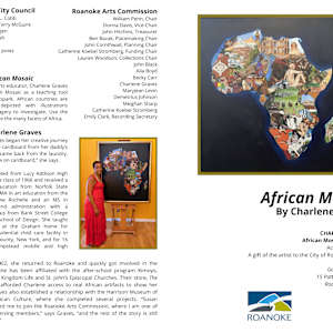 African Mosaic by Charlene Graves  Image: African Mosaic Brochure (Outside)