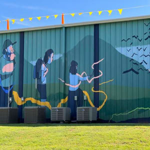 Untitled (Barrows Inc Mural) by Tandem (Libby and Josh Nolan-Shafer), Maggie Perrin-Key