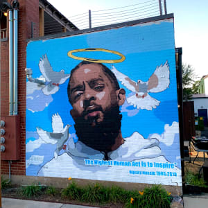 Nipsey Hussle Mural by Bryce Cobbs