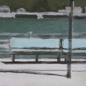 Benches, Shiraishi Island by Mary Irwin Moore
