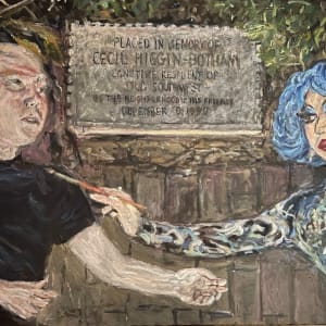 Mrs. Crabby Apple Gives Me Life (By the Cecil Higgin-Botham Memorial at the Foot of the Magnolia Tree in Argonne Circle) by Gerald Hubert