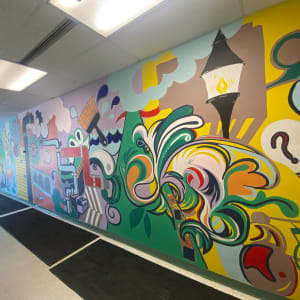 Public Works Mural by Tiffany Robinette