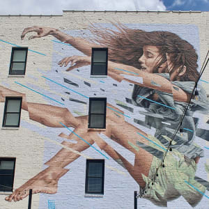 Untitled (The Lofts at West Station Mural) by James Bullough