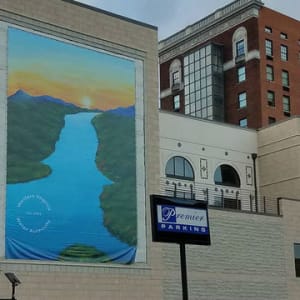 Carvins Cove (Water Authority Mural) - HISTORIC by Ashley Roop