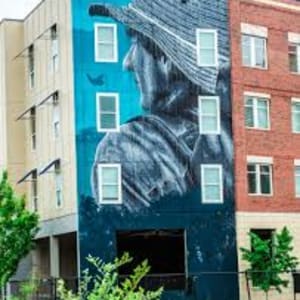 Untitled (Gramercy Row Apartment Residences Mural) by Nils Westergard