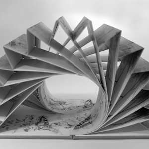 Field Notes 006 ~ Meadow Flight (artist flagbook) by Louisa Crispin 