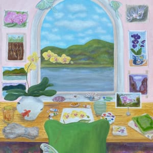 Artist's Hudson Studio in Summer by Maud Guilfoyle, Image 1.