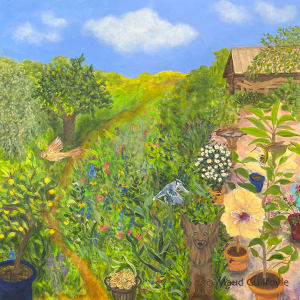 Flowers For The Bees IV_Secret Garden by Maud Guilfoyle, Image 1.
