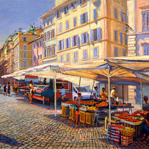 Piazza Di Campo dei Fiori by Anthony Holdsworth