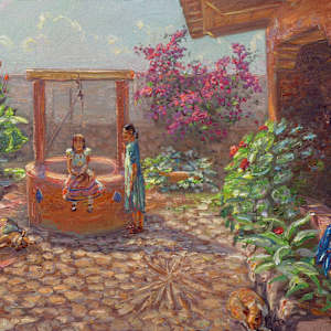 In the Patio by Anthony Holdsworth