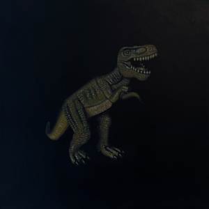 Gold Rex on Black by Colleen Critcher