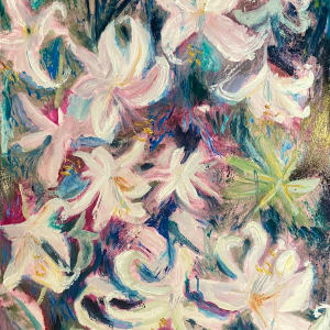 Lilies Falling Over You by Angie Porter