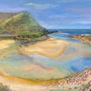 Walking the Dog at Cumberland Creek by Angie Porter