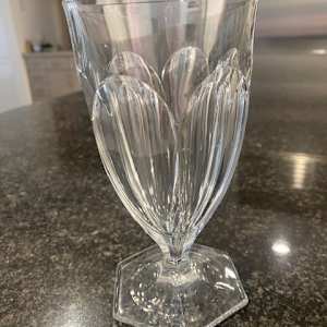 Vintage Set of 10 Heisey Iced Tea Glasses   Pattern: "Narrow Colonial Panels, Clear"