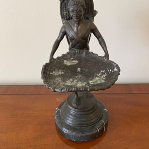 Patinated Bronze Blackamoor Carrying a Tray, Image 8.