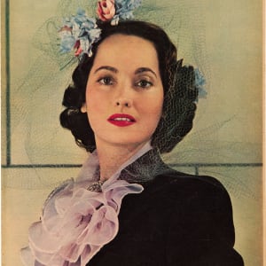 Merle Oberon Sunday News by Harry Warnecke