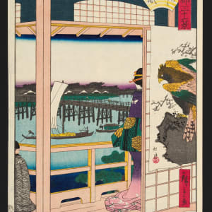 Balcony Scene by Utagawa Hiroshige II
