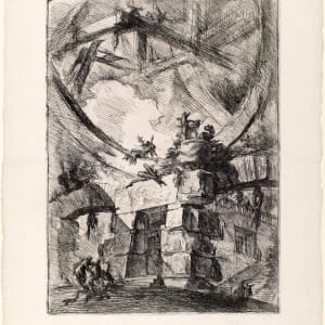 The Giant Wheel, from the series Carceri (first published as 14 plates... by Giovanni Battista Piranesi