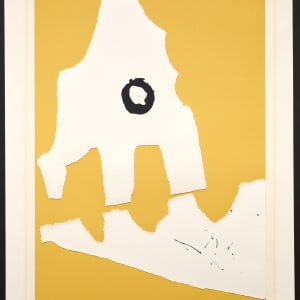 Black and White Abstract by Robert Motherwell