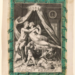 Mars and Venus (1/2, from the 4 plate series Loves of the Gods) by Jacob Matham