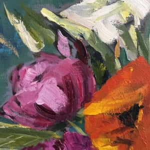 Poppies and Peonies by Kathleen Bignell 