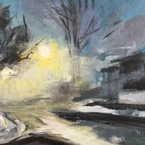 Foggy night by Kathleen Bignell 