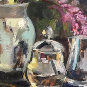 Still life with Iris by Kathleen Bignell 