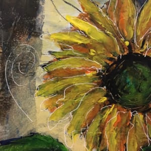 Sunflower for Ukraine by Kathleen Bignell 
