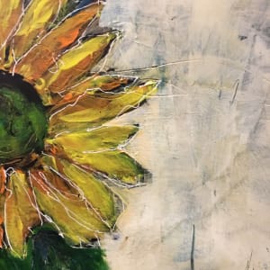 Sunflower for Ukraine by Kathleen Bignell 