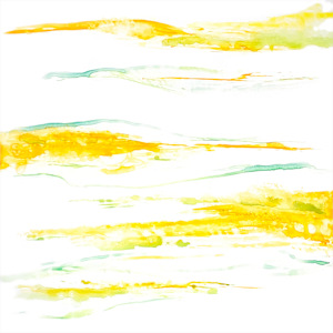 Finding the Calm: Yellow Orange 02 by Kathleen Greco Studio