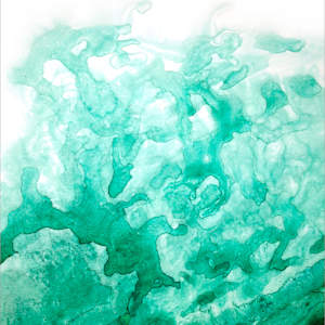 Ocean: Green 01 by Kathleen Greco Studio