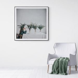 Green Pattern by Dasha Pears  Image: room view