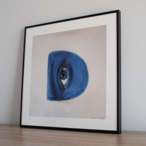 Synesthetic Letters: D 30 x 30 cm 2/88 by Dasha Pears, Image 1.