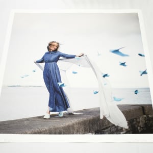 Wind In Her Hair by Dasha Pears  Image: Printed artwork - full view