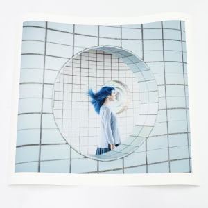 Blue Wave  Image: printed artwork full view