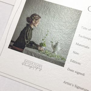 Green Tea by Dasha Pears  Image: Certificate of authenticity