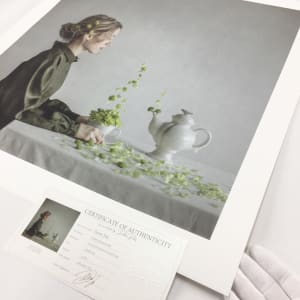 Green Tea by Dasha Pears  Image: Printed artwork with signature on the front and certificate of authenticity
