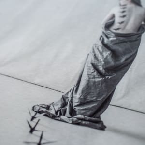 Trail by Dasha Pears  Image: Printed artwork close-up (paper texture)