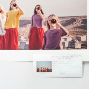 We See You by Dasha Pears  Image: Printed artwork with signature on the front and certificate of authenticity