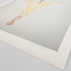 Rising by Dasha Pears  Image: Printed artwork close-up (paper texture)