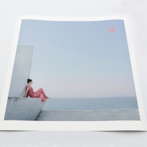 Sun In Pink by Dasha Pears  Image: printed artwork full view