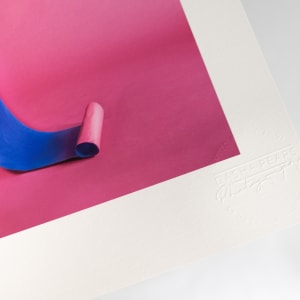 Synesthetic Letters: R by Dasha Pears  Image: Signature on the front + the authenticity stamp
