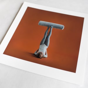 Synesthetic Letters: T by Dasha Pears  Image: Printed artwork - full view