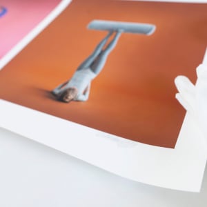 Synesthetic Letters: T by Dasha Pears  Image: printed artwork with signature on the front