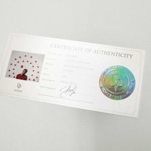 My Order by Dasha Pears  Image: Certificate of authenticity