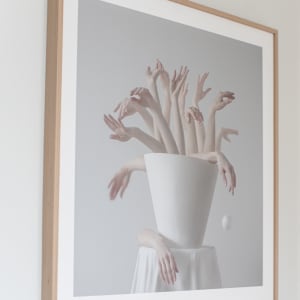 Flowers 50 x 50 cm 1/4 by Dasha Pears, Image 3.